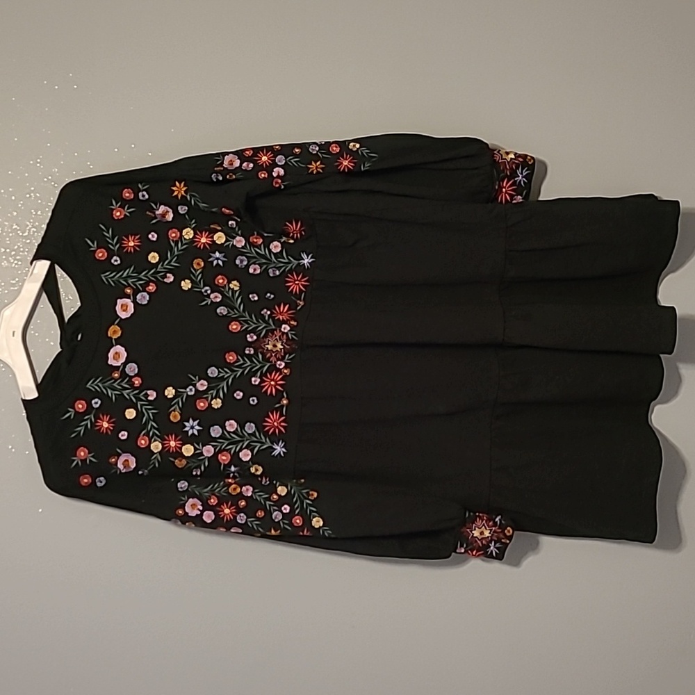 ASOS FLORAL EMBROIDERED DRESS
